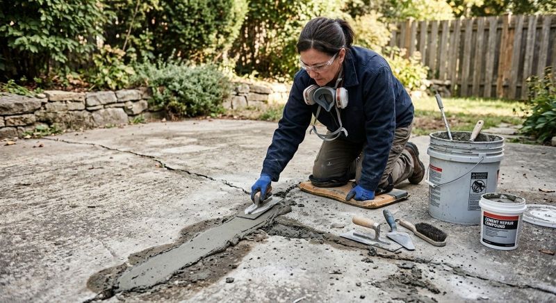 Cracked Concrete Repair in Des Moines, IA