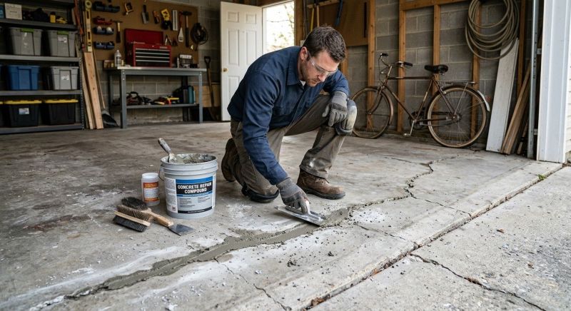 Garage Slab Repair in West Des Moines, IA